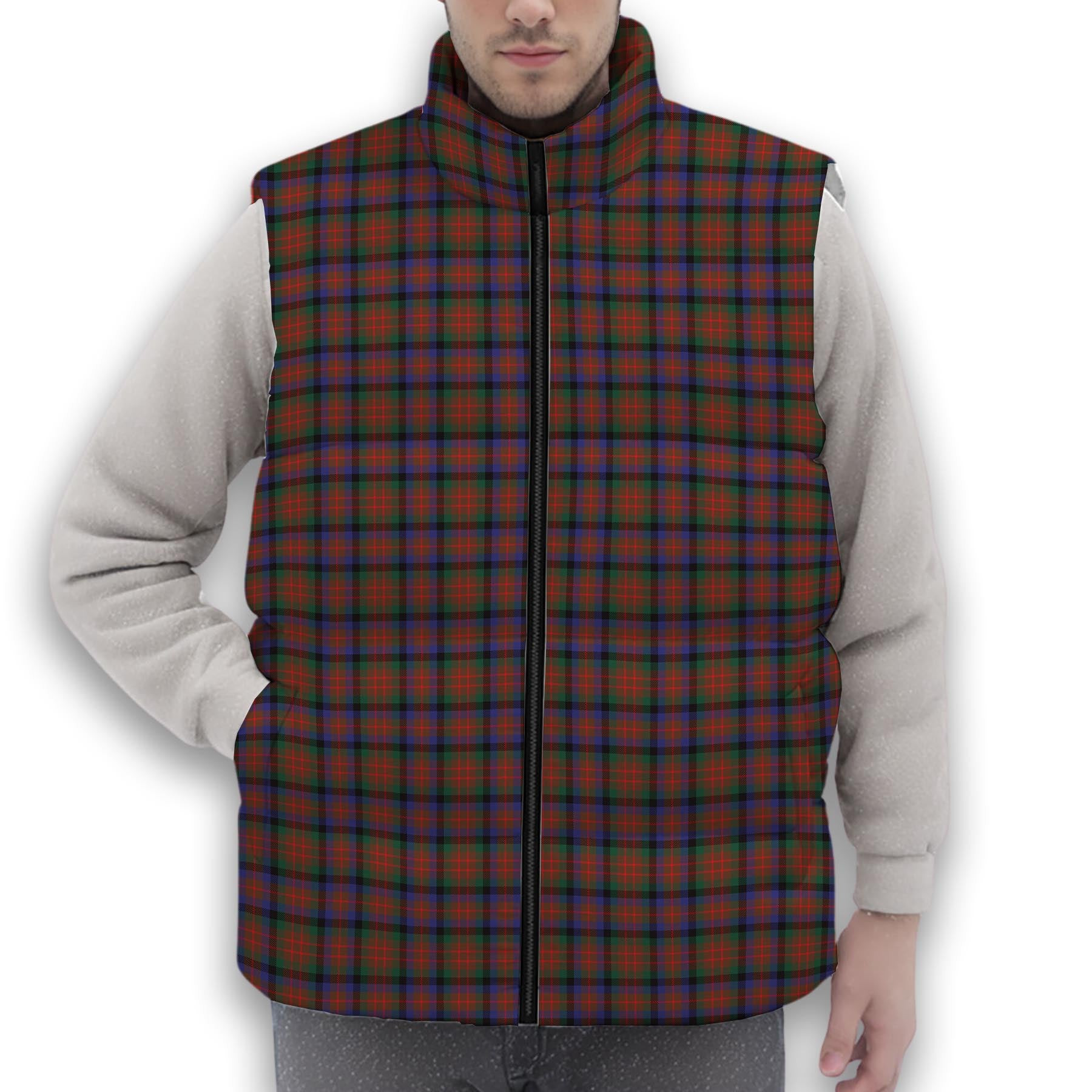 ScotsTee Shop Scottish MacDuff Hunting Modern SC Premium Tartan Puffer Vest Winter White Duck Down Vest Sleeveless