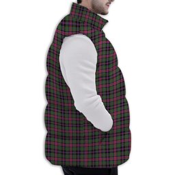 ScotsTee Shop Scottish Graham of Airth Ancient Premium Tartan Puffer Vest Winter White Duck Down Vest Sleeveless