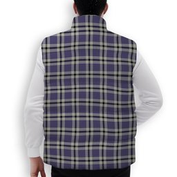 ScotsTee Shop Scottish Hanna Bible Premium Tartan Puffer Vest Winter White Duck Down Vest Sleeveless