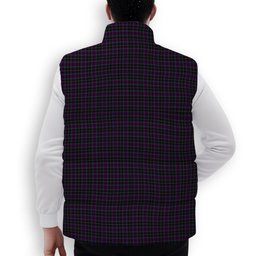 ScotsTee Shop Scottish Harriss Dylan & Family Premium Tartan Puffer Vest Winter White Duck Down Vest Sleeveless