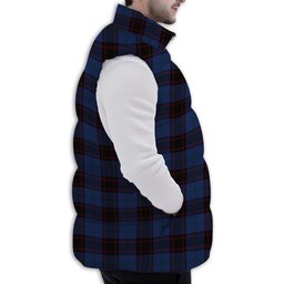 ScotsTee Shop Scottish Home Premium Tartan Puffer Vest Winter White Duck Down Vest Sleeveless