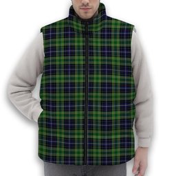 ScotsTee Shop Scottish McKellar Premium Tartan Puffer Vest Winter White Duck Down Vest Sleeveless