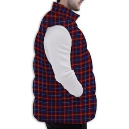 ScotsTee Shop Scottish Harris 1997 Premium Tartan Puffer Vest Winter White Duck Down Vest Sleeveless
