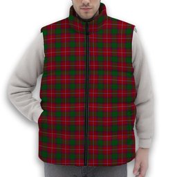 ScotsTee Shop Scottish Rattray Premium Tartan Puffer Vest Winter White Duck Down Vest Sleeveless