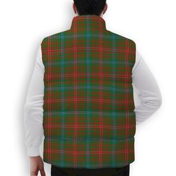 ScotsTee Shop Scottish Wilson Ancient Clan Premium Tartan Puffer Vest Winter White Duck Down Vest Sleeveless