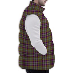 ScotsTee Shop Scottish Wexford County, Crest Range Premium Tartan Puffer Vest Winter White Duck Down Vest Sleeveless