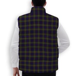 ScotsTee Shop Scottish MacLellan Modern Premium Tartan Puffer Vest Winter White Duck Down Vest Sleeveless