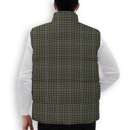 ScotsTee Shop Scottish Haig Premium Tartan Puffer Vest Winter White Duck Down Vest Sleeveless