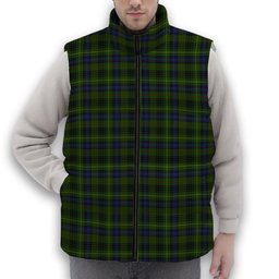 ScotsTee Shop Scottish Stewart Hunting Premium Tartan Puffer Vest Winter White Duck Down Vest Sleeveless