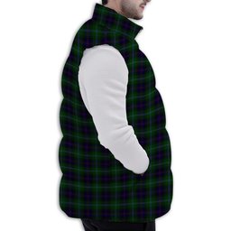 ScotsTee Shop Scottish Jempson MacDonald C & C Premium Tartan Puffer Vest Winter White Duck Down Vest Sleeveless