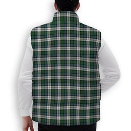 ScotsTee Shop Scottish Malcolm Dress Ancient Premium Tartan Puffer Vest Winter White Duck Down Vest Sleeveless