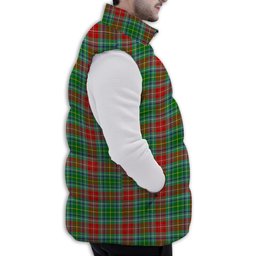 ScotsTee Shop Scottish Muirhead SC Premium Tartan Puffer Vest Winter White Duck Down Vest Sleeveless