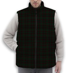 ScotsTee Shop Scottish Renwick Premium Tartan Puffer Vest Winter White Duck Down Vest Sleeveless