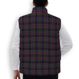 ScotsTee Shop Scottish Graham of Airth Modern Premium Tartan Puffer Vest Winter White Duck Down Vest Sleeveless