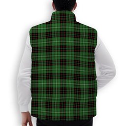 ScotsTee Shop Scottish McAulay of Lewis Ancient Premium Tartan Puffer Vest Winter White Duck Down Vest Sleeveless