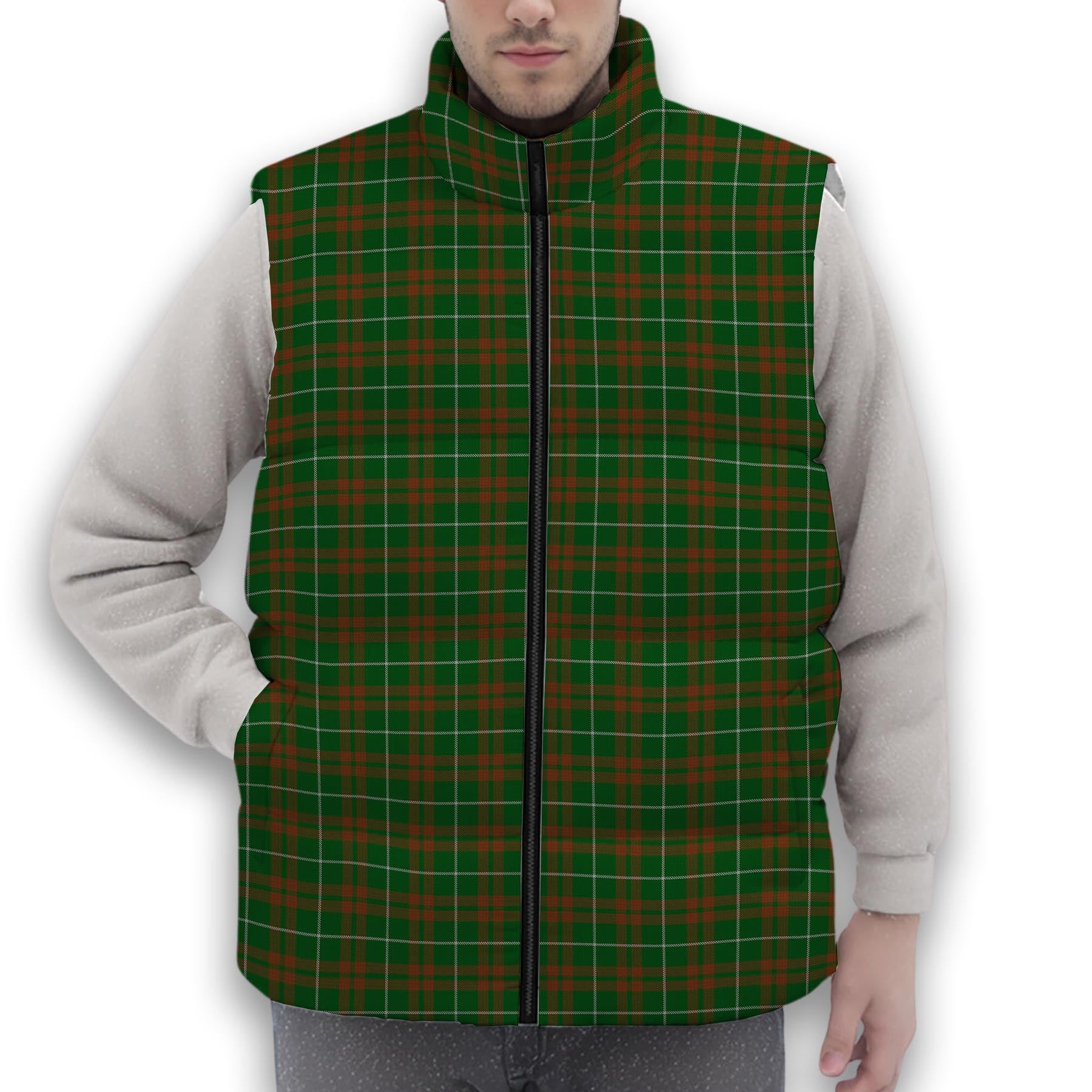 ScotsTee Shop Scottish O'Neill Australia Premium Tartan Puffer Vest Winter White Duck Down Vest Sleeveless