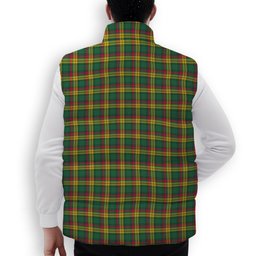 ScotsTee Shop Scottish McMillan Old Ancient Premium Tartan Puffer Vest Winter White Duck Down Vest Sleeveless