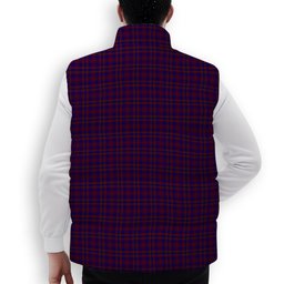 ScotsTee Shop Scottish Nithsdale Dalgliesh Premium Tartan Puffer Vest Winter White Duck Down Vest Sleeveless