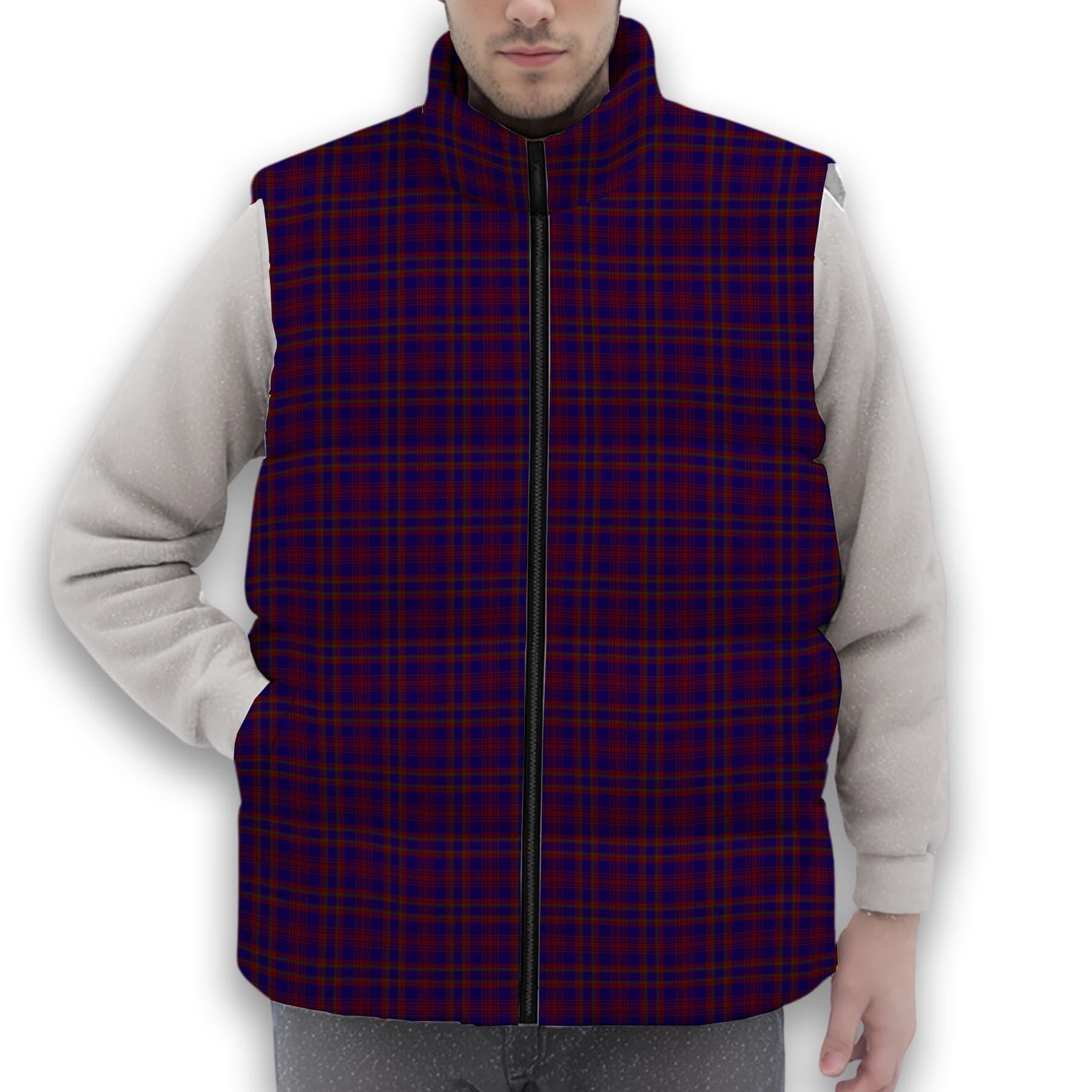 ScotsTee Shop Scottish Nithsdale Dalgliesh Premium Tartan Puffer Vest Winter White Duck Down Vest Sleeveless