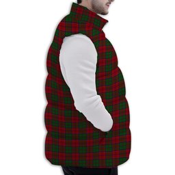 ScotsTee Shop Scottish Grant Premium Tartan Puffer Vest Winter White Duck Down Vest Sleeveless