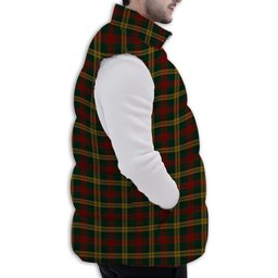 ScotsTee Shop Scottish MacKillen Premium Tartan Puffer Vest Winter White Duck Down Vest Sleeveless