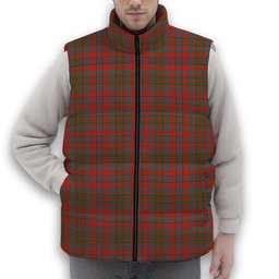 ScotsTee Shop Scottish Murray of Tullibardine Ancient Premium Tartan Puffer Vest Winter White Duck Down Vest Sleeveless