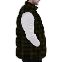 ScotsTee Shop Scottish Pilette of Kinnear Premium Tartan Puffer Vest Winter White Duck Down Vest Sleeveless