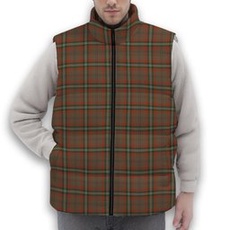 ScotsTee Shop Scottish Seton Hunting Ancient Premium Tartan Puffer Vest Winter White Duck Down Vest Sleeveless