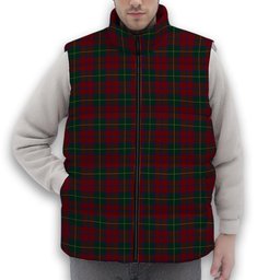 ScotsTee Shop Scottish McCarthy Old Premium Tartan Puffer Vest Winter White Duck Down Vest Sleeveless