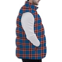 ScotsTee Shop Scottish Laing of Archiestown Ancient Premium Tartan Puffer Vest Winter White Duck Down Vest Sleeveless