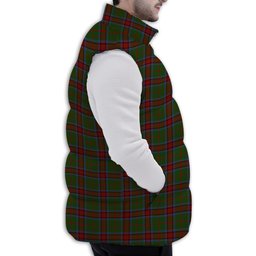 ScotsTee Shop Scottish Grant of Monymusk Premium Tartan Puffer Vest Winter White Duck Down Vest Sleeveless