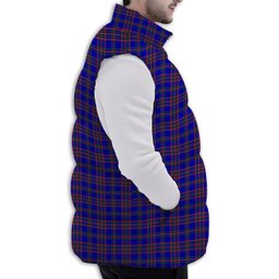 ScotsTee Shop Scottish Yamaue Premium Tartan Puffer Vest Winter White Duck Down Vest Sleeveless