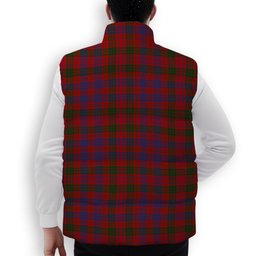 ScotsTee Shop Scottish Ross 8 Premium Tartan Puffer Vest Winter White Duck Down Vest Sleeveless