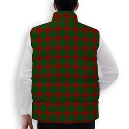 ScotsTee Shop Scottish Middleton Premium Tartan Puffer Vest Winter White Duck Down Vest Sleeveless