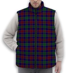 ScotsTee Shop Scottish MacMichael Premium Tartan Puffer Vest Winter White Duck Down Vest Sleeveless