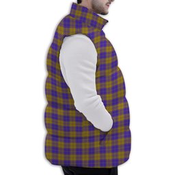ScotsTee Shop Scottish MacLachlan 5 Premium Tartan Puffer Vest Winter White Duck Down Vest Sleeveless