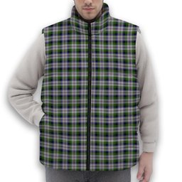 ScotsTee Shop Scottish MacNachten Dress Premium Tartan Puffer Vest Winter White Duck Down Vest Sleeveless