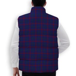 ScotsTee Shop Scottish Lynch Premium Tartan Puffer Vest Winter White Duck Down Vest Sleeveless