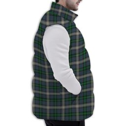 ScotsTee Shop Scottish McDouall Premium Tartan Puffer Vest Winter White Duck Down Vest Sleeveless