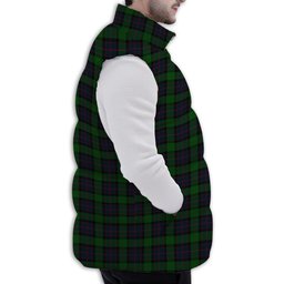 ScotsTee Shop Scottish MacWilliam Premium Tartan Puffer Vest Winter White Duck Down Vest Sleeveless
