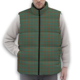 ScotsTee Shop Scottish McIntosh Hunting Ancient Premium Tartan Puffer Vest Winter White Duck Down Vest Sleeveless