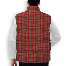ScotsTee Shop Scottish Ogilvie (Ogilvy) Modern Premium Tartan Puffer Vest Winter White Duck Down Vest Sleeveless