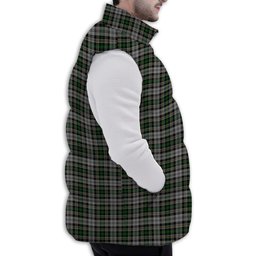 ScotsTee Shop Scottish Dalgliesh Dress Premium Tartan Puffer Vest Winter White Duck Down Vest Sleeveless