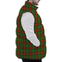ScotsTee Shop Scottish Maxwell Hunting Ancient Premium Tartan Puffer Vest Winter White Duck Down Vest Sleeveless