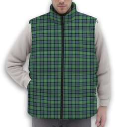 ScotsTee Shop Scottish MacThomas Ancient Premium Tartan Puffer Vest Winter White Duck Down Vest Sleeveless