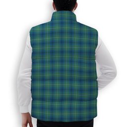 ScotsTee Shop Scottish Oliphant Ancient Premium Tartan Puffer Vest Winter White Duck Down Vest Sleeveless