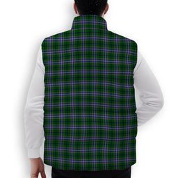 ScotsTee Shop Scottish Wishart Hunting SC Premium Tartan Puffer Vest Winter White Duck Down Vest Sleeveless