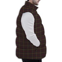 ScotsTee Shop Scottish Hall Modern Premium Tartan Puffer Vest Winter White Duck Down Vest Sleeveless