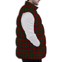 ScotsTee Shop Scottish Plummer Premium Tartan Puffer Vest Winter White Duck Down Vest Sleeveless