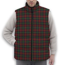 ScotsTee Shop Scottish McKintosh Hunting Modern Premium Tartan Puffer Vest Winter White Duck Down Vest Sleeveless